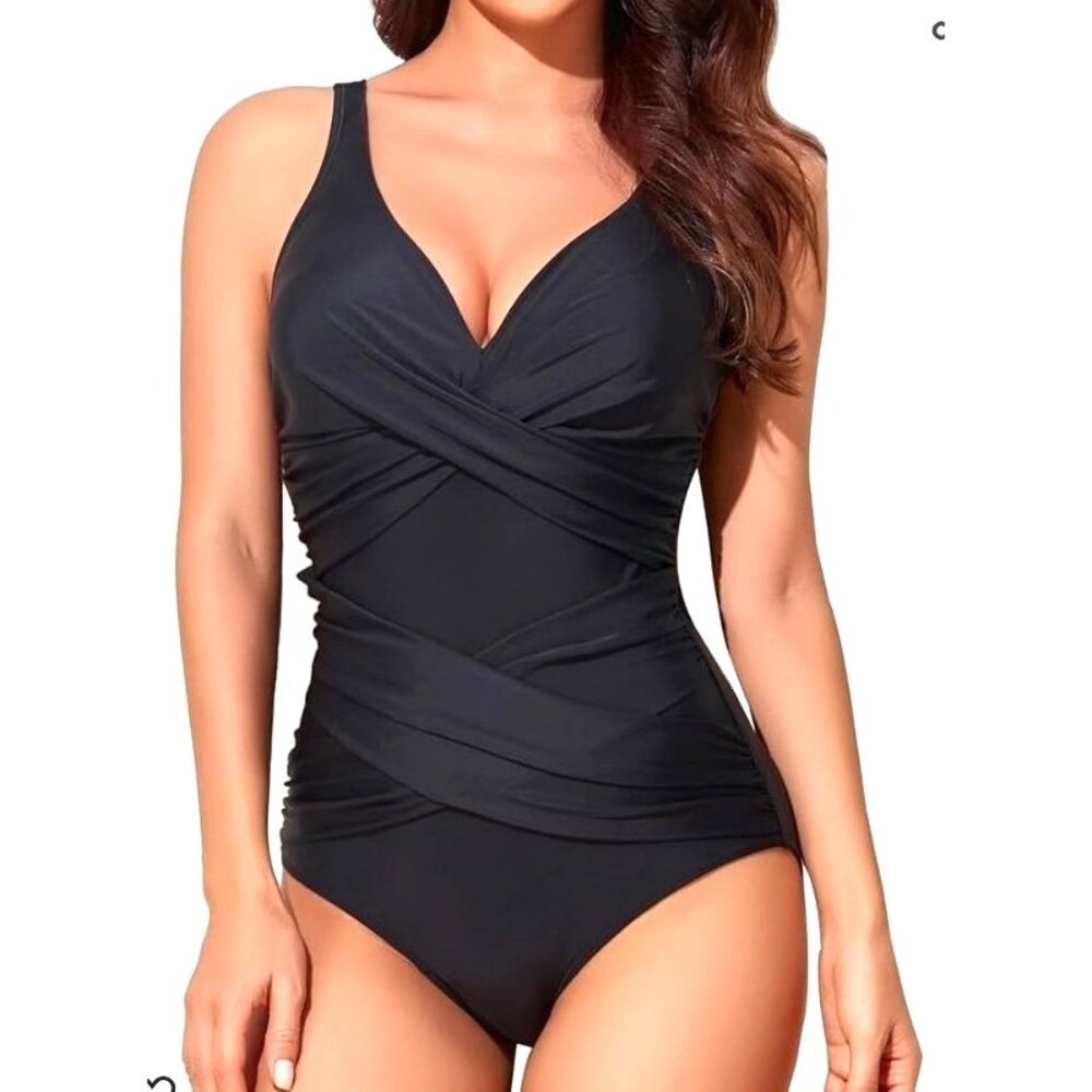 Smismivo Retor One-piece Black Swimsuit Size Small Tummy Control